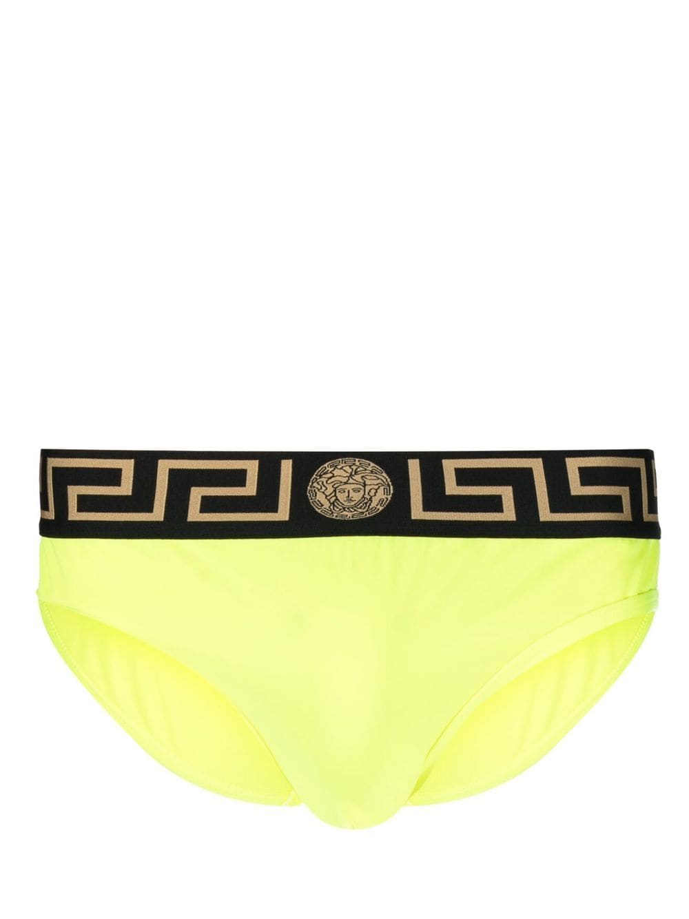 Versace Greca-waistband Swim Briefs - Farfetch