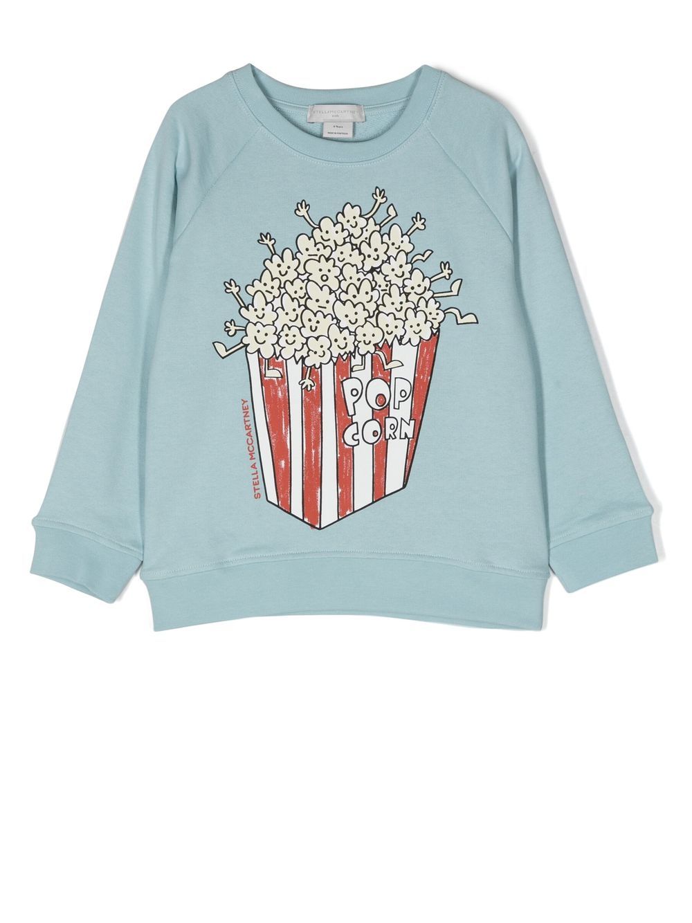 

Stella McCartney Kids graphic-print crew neck sweatshirt - Blue