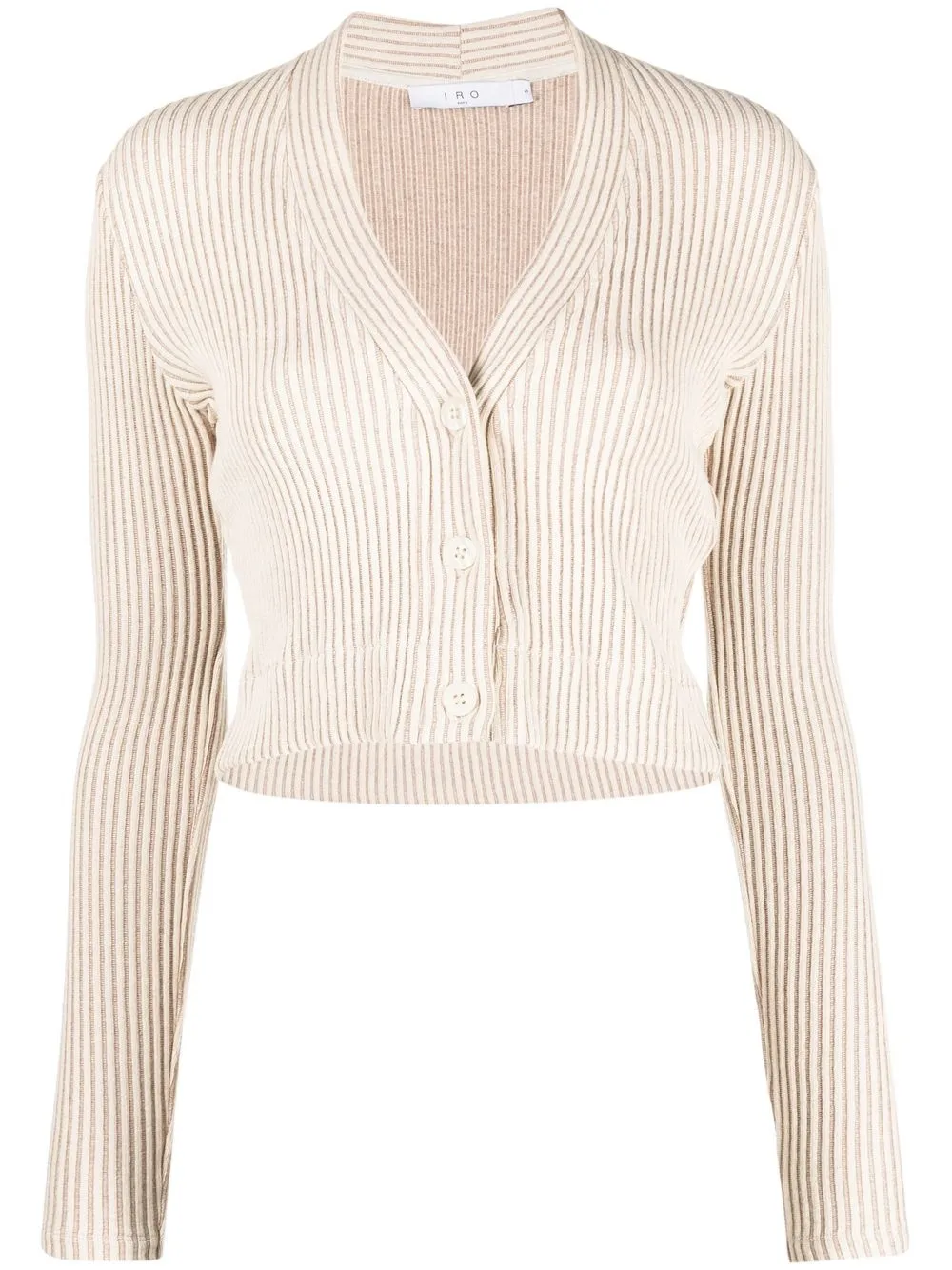 

IRO Giusta ribbed cardigan - Neutrals