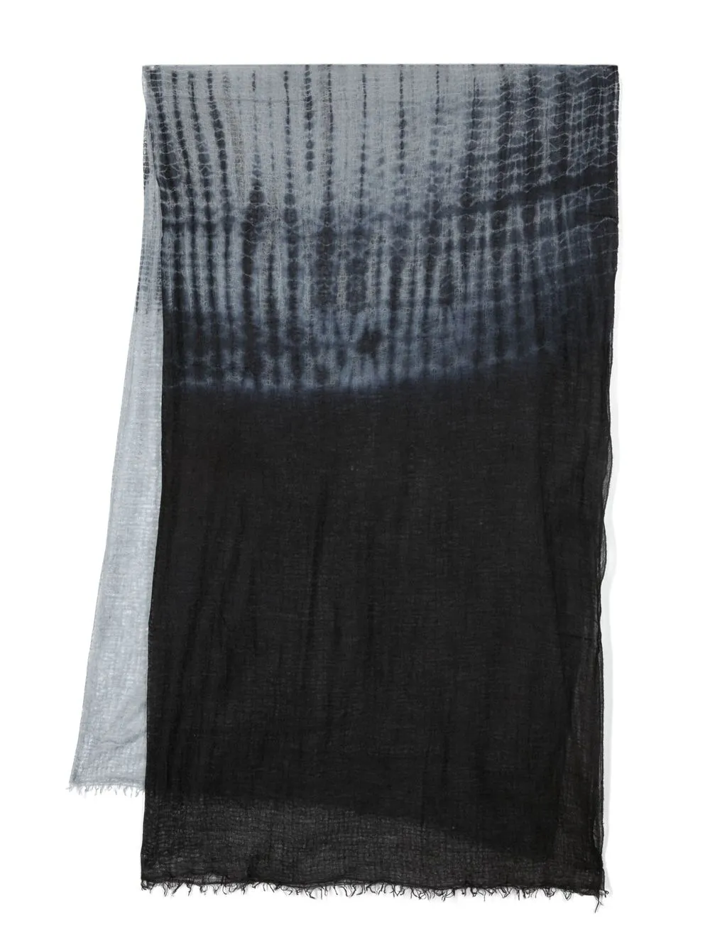 

Suzusan frayed cashmere scarf - Grey