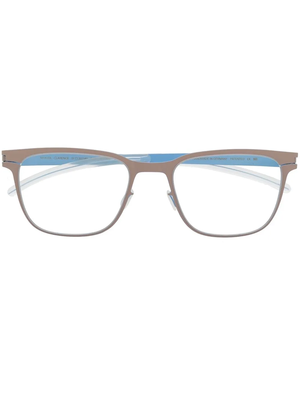 

Mykita two-tone square-frame glasses - Neutrals