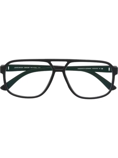 Mykita matte pilot-frame glasses