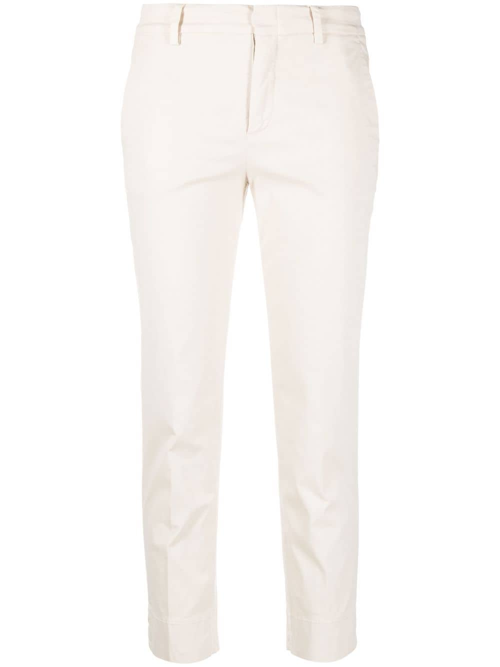 

ASPESI tapered-leg cropped trousers - Neutrals