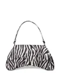 Simon Miller zebra-print top-handle shoulder bag - Black