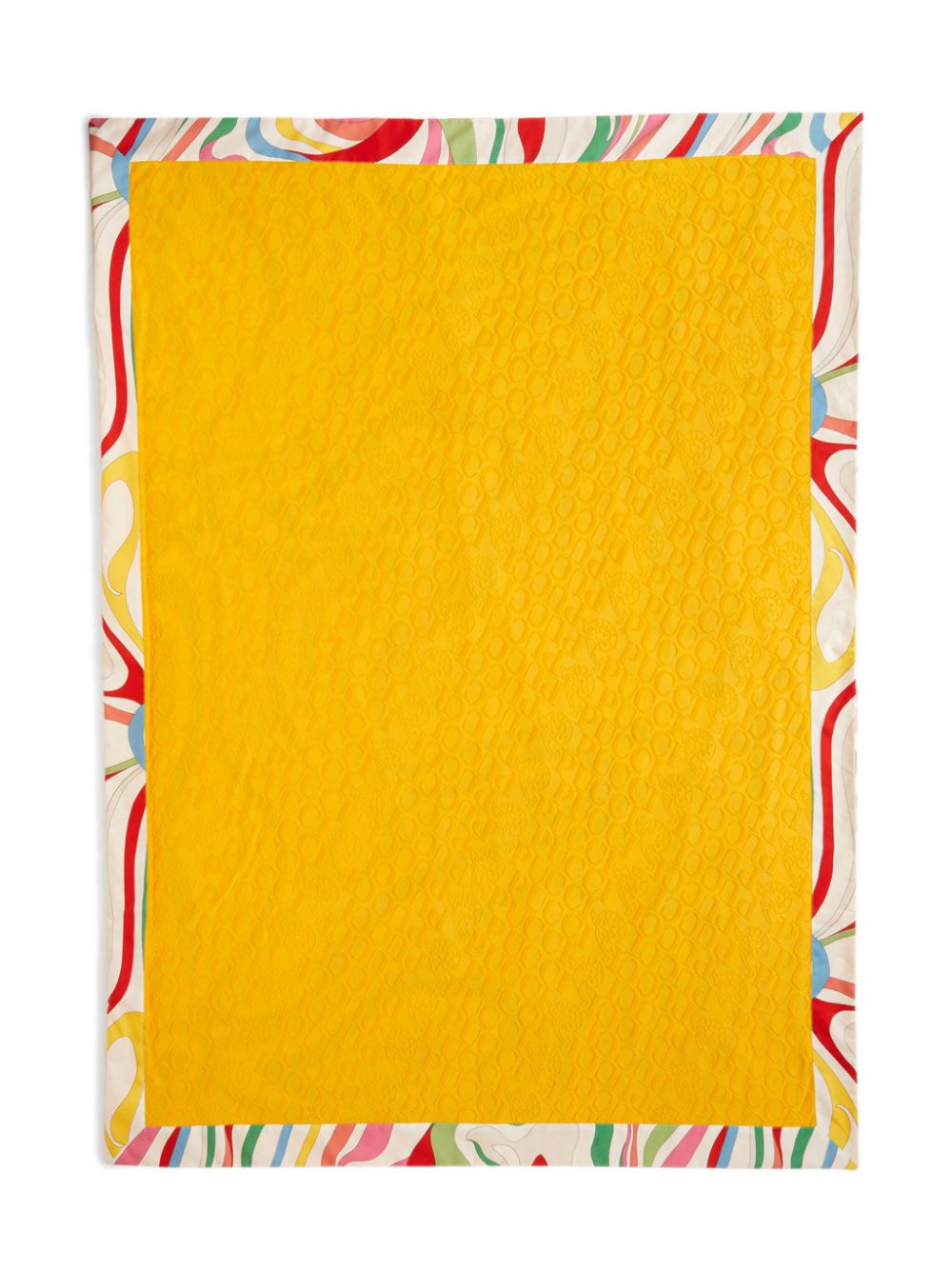 PUCCI Junior Marmo-print towel - Geel