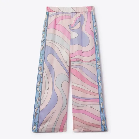 Marmo-Print Trousers