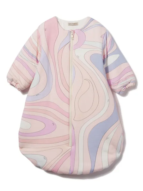 PUCCI Junior Saco de dormir com estampa Marmo