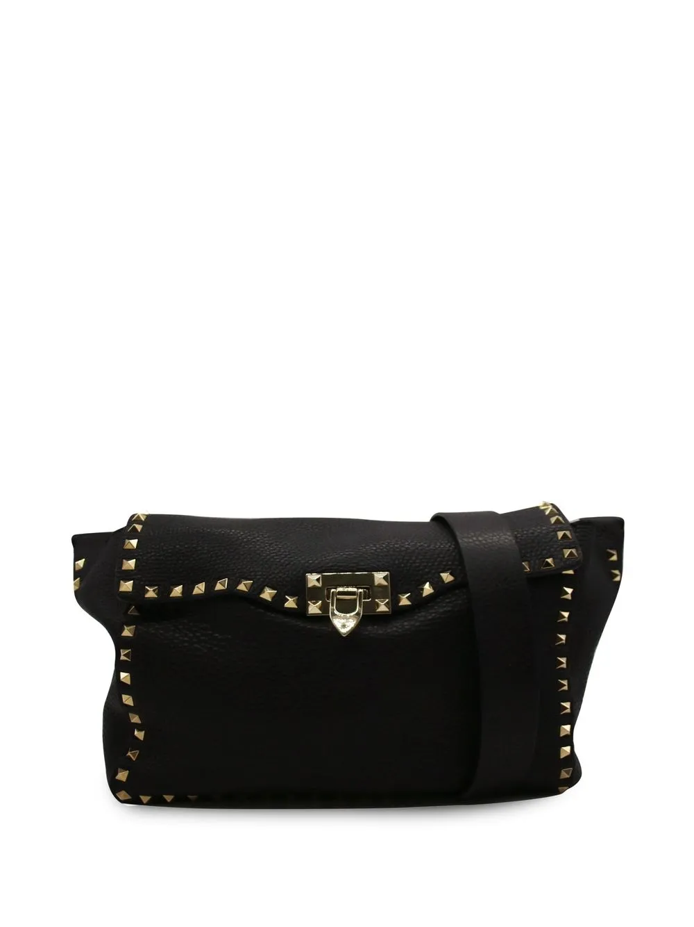 

Valentino Garavani Pre-Owned Rockstud envelope crossbody bag - Black