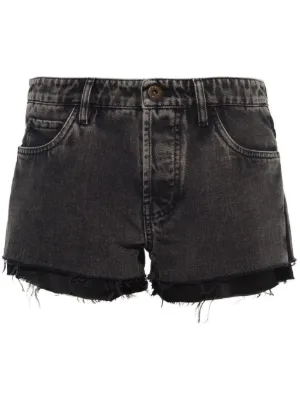 Miu Miu Drill high-waisted Shorts - Farfetch