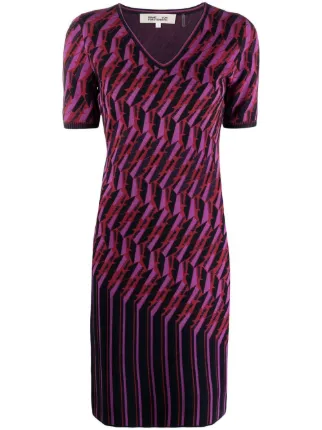 Dvf knit sale dress