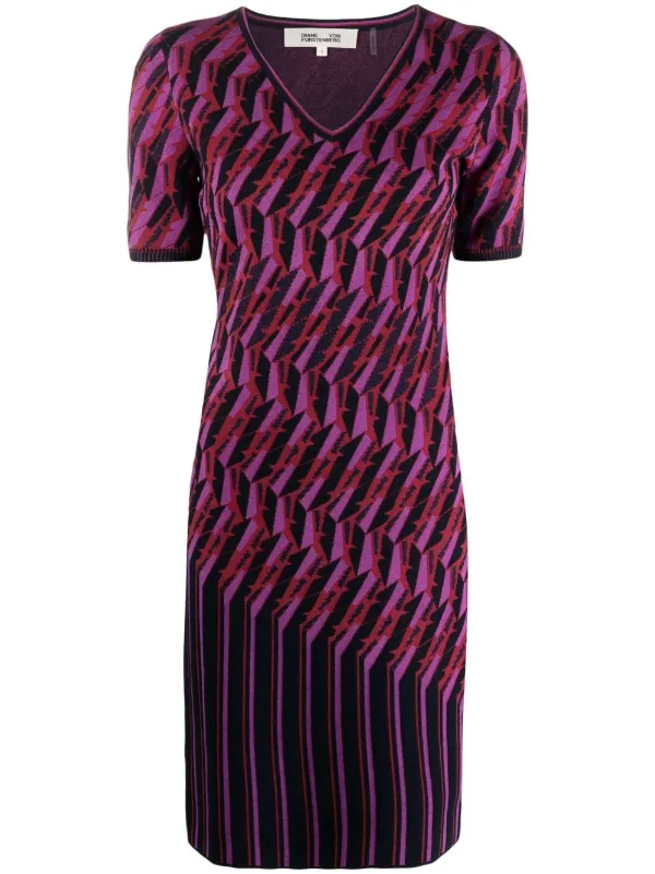 Diane von furstenberg knit dress sales