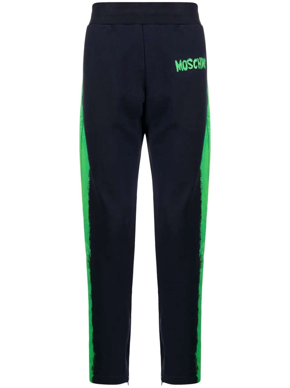 

Moschino side-stripe track pants - Blue