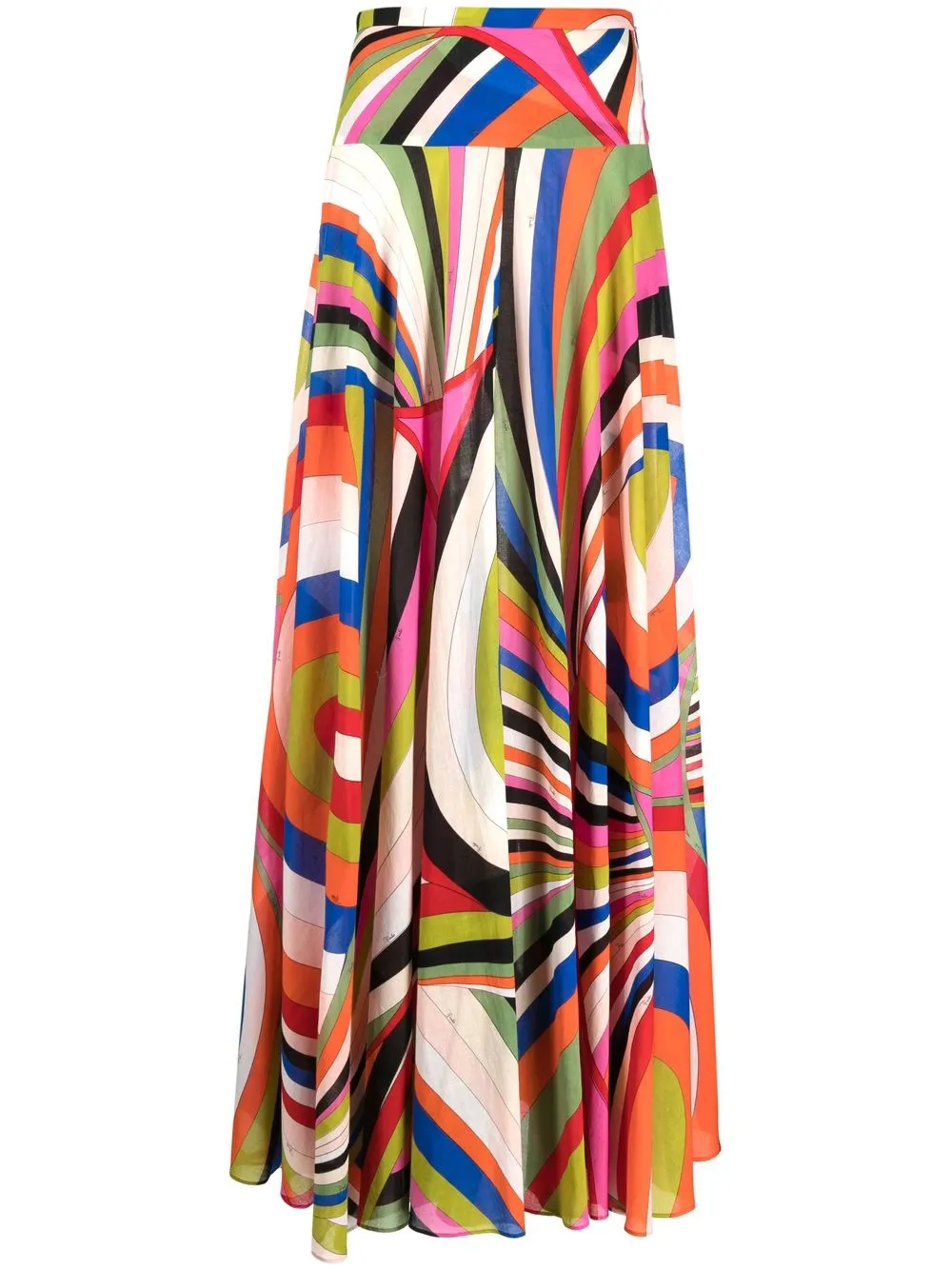 PUCCI IRIDE-PRINT MAXI SKIRT