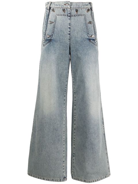 Ports 1961 Weite Jeans mit hohem Bund