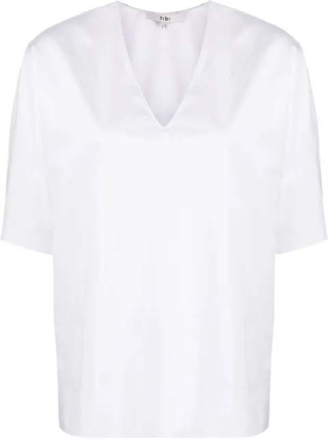 Tibi V-neck cocoon blouse