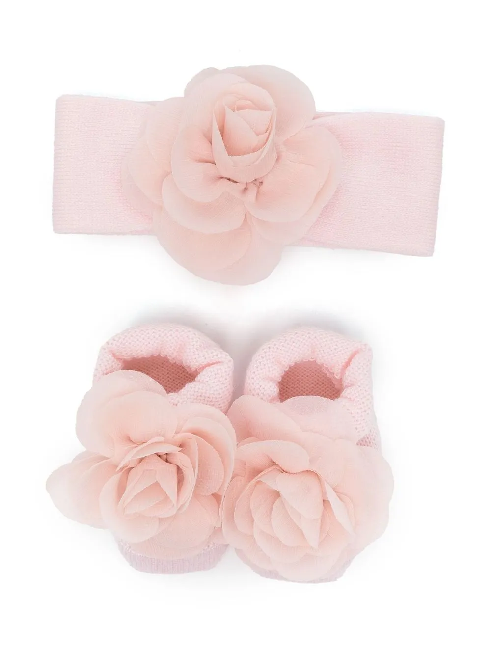 

Story Loris headband & booties set - Pink