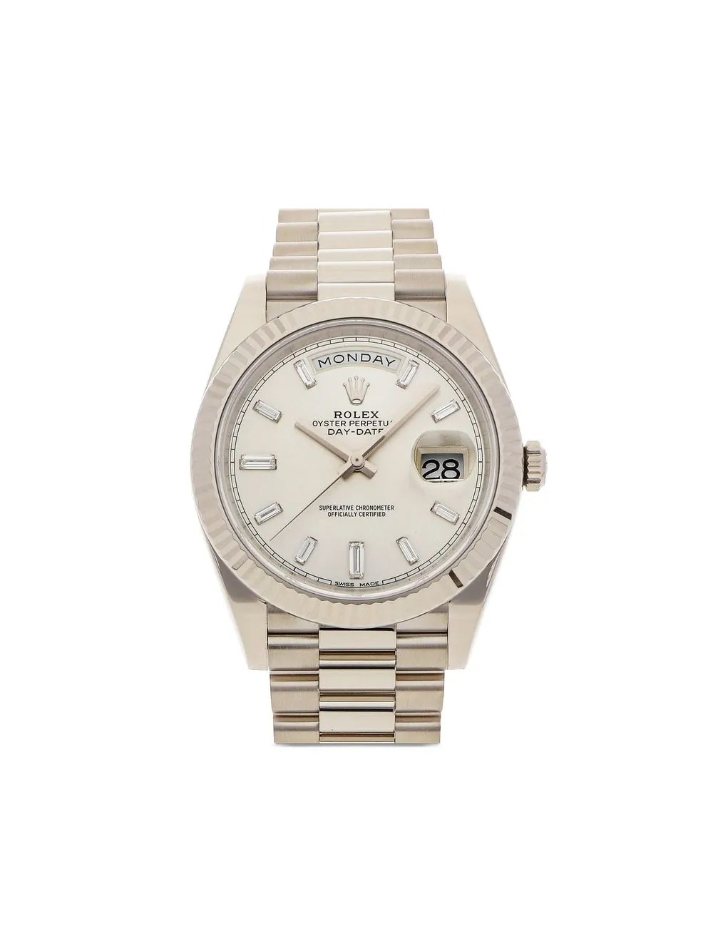 

Rolex reloj Day-Date de 40mm 2021 pre-owned - Blanco