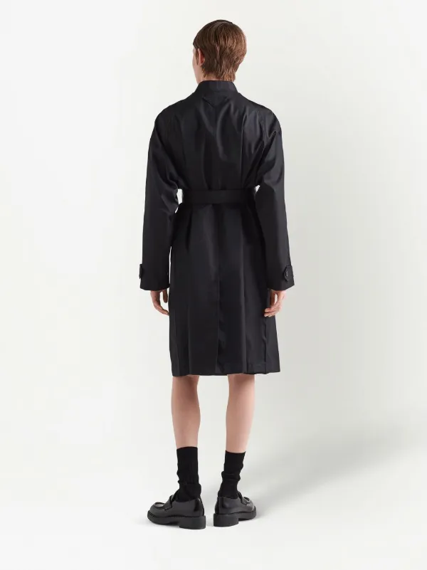 Prada Re-Nylon double-breasted Raincoat - Farfetch