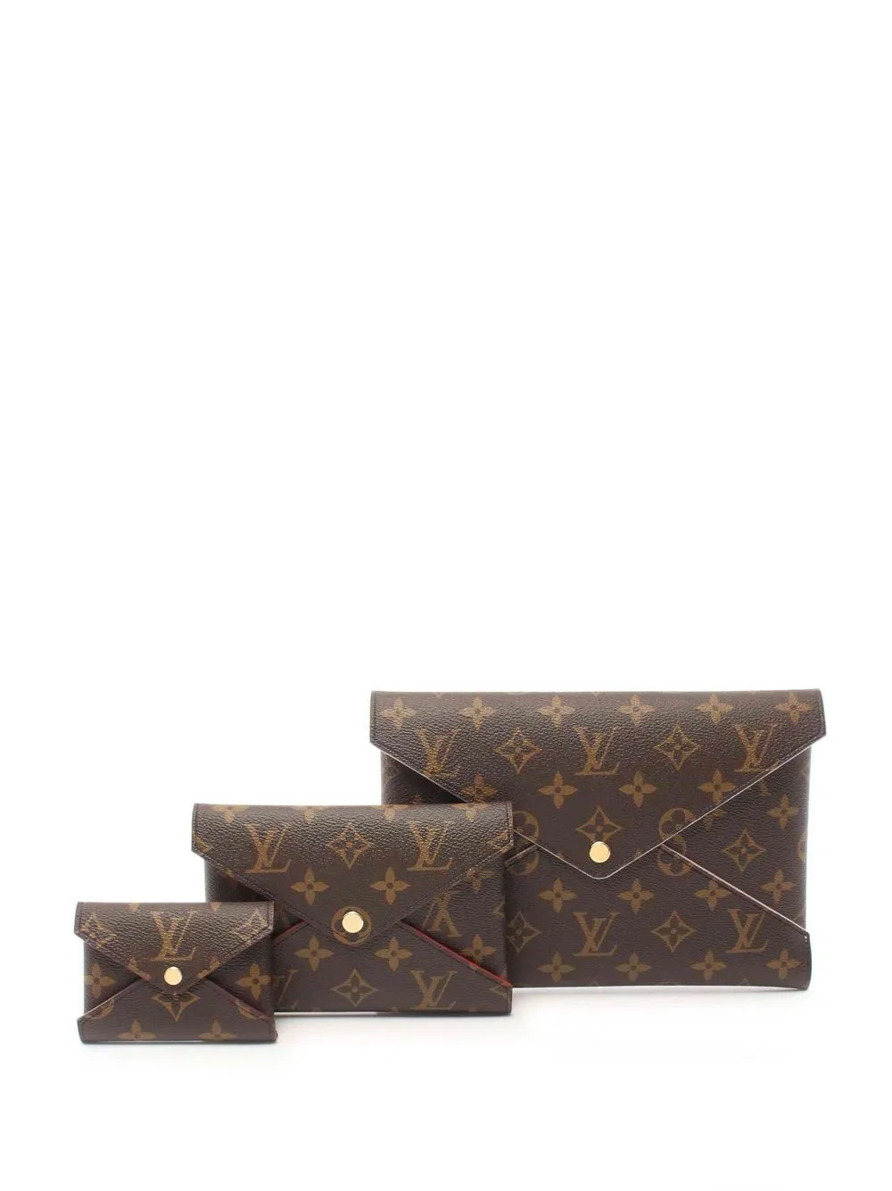 

Louis Vuitton 2021 pre-owned Kirigami pochette set - Brown