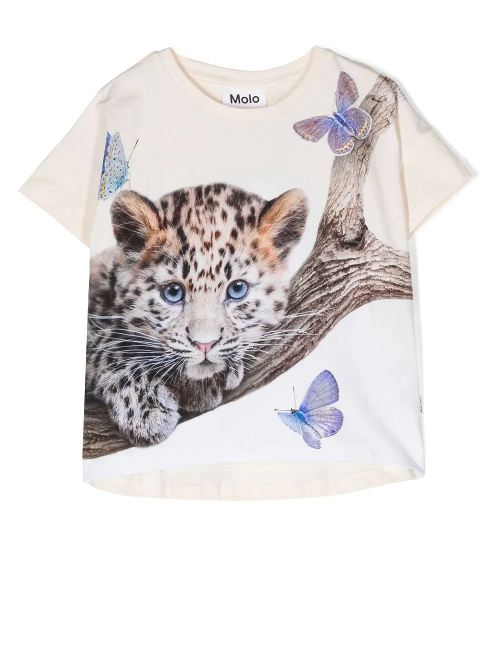 

Molo graphic-print short-sleeve T-shirt - Neutrals