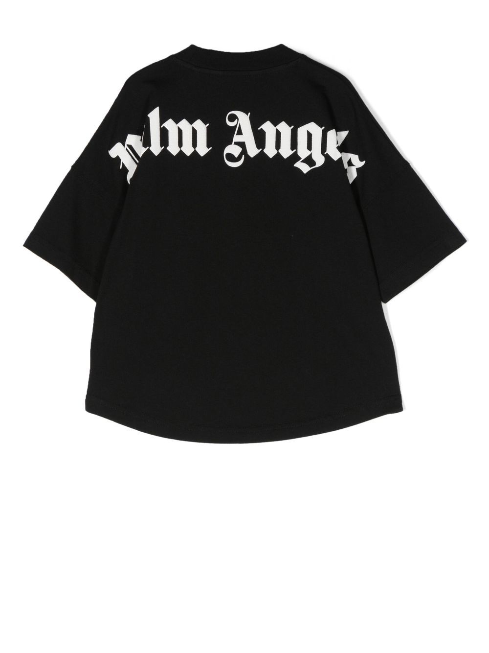 Palm Angels Kids T-shirt met logoprint - Zwart