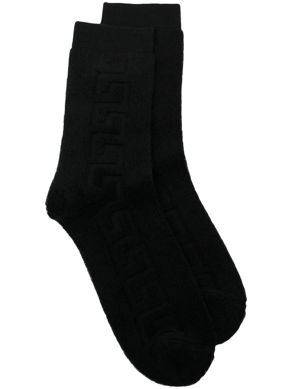 

Versace calcetines Greek Key - Negro