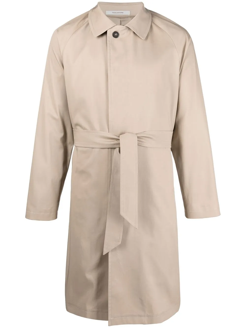 

Tagliatore belted single-breasted coat - Neutrals