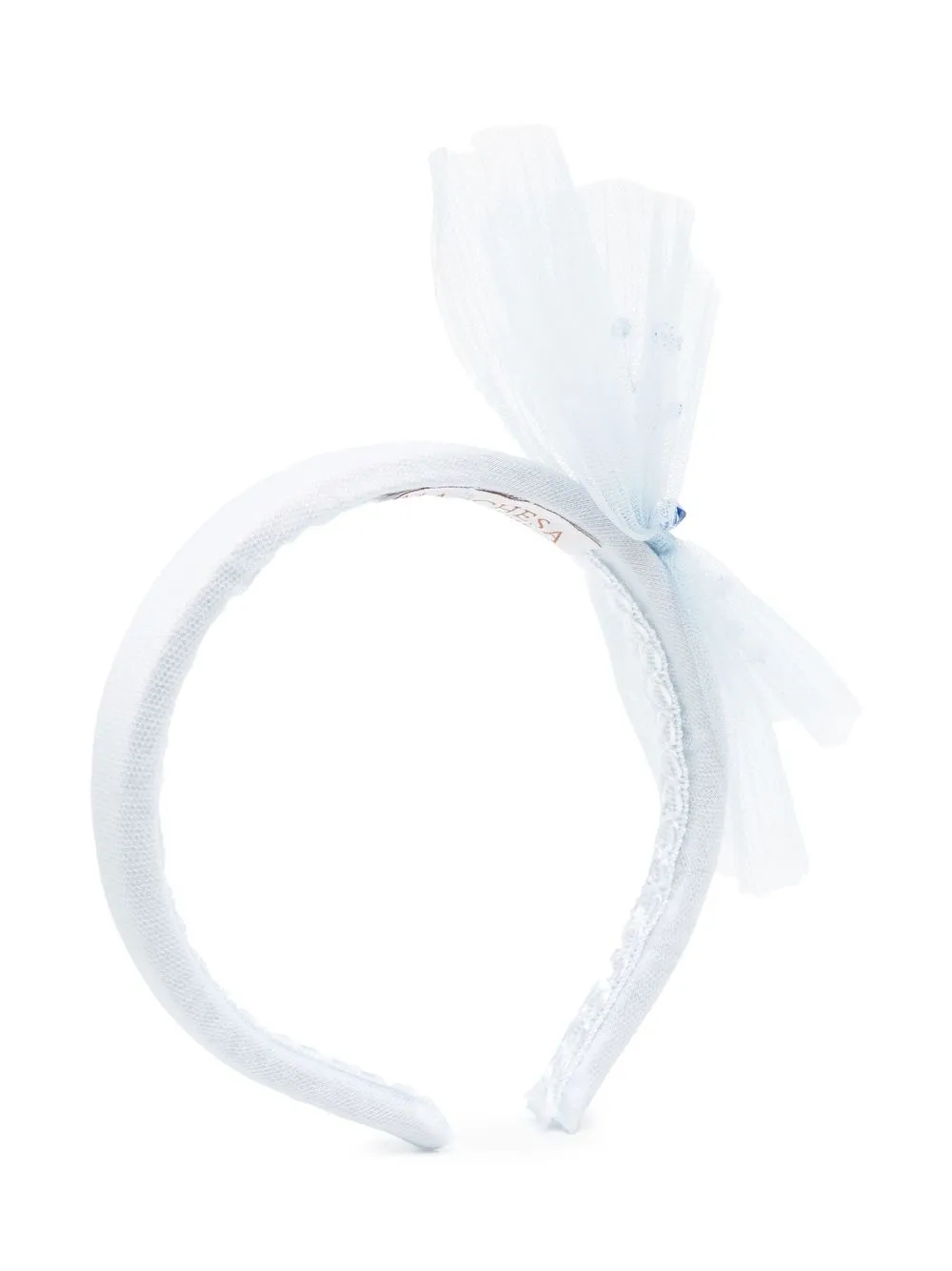 

MARCHESA KIDS COUTURE tulle-bow headband - Blue
