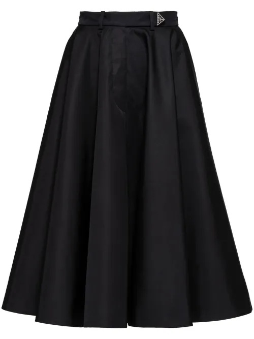 Prada jupe à design plissé - Noir - Prada - Modalova