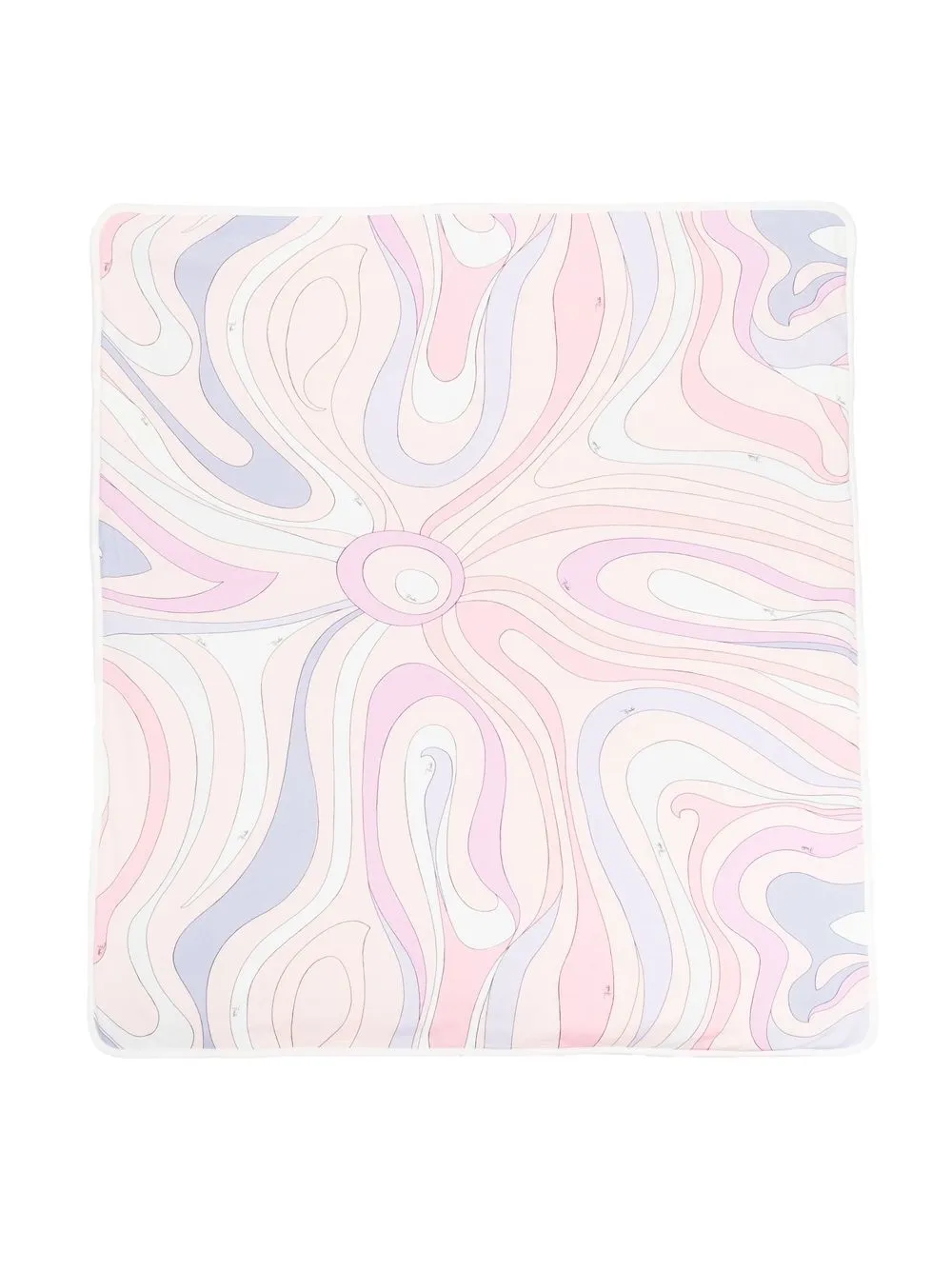 

PUCCI Junior abstract pattern blanket - Pink