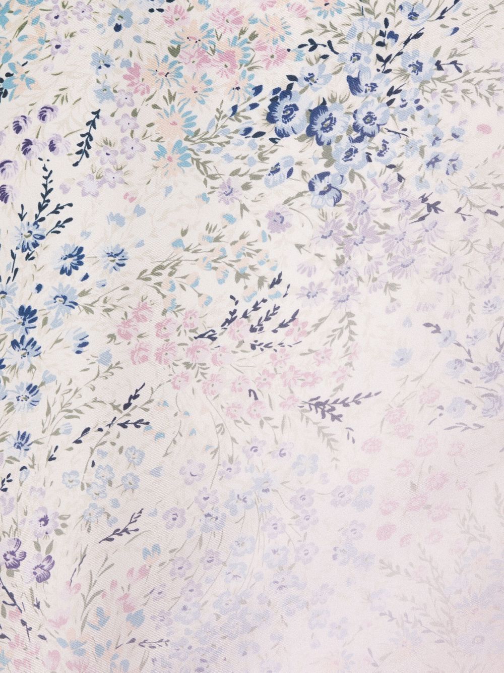 Shop Simonetta Silk Floral-print Scarf In Purple