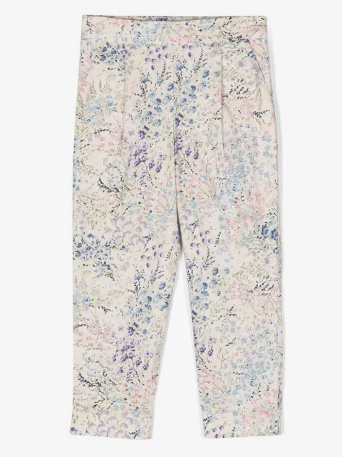 Simonetta ditsy floral print trousers