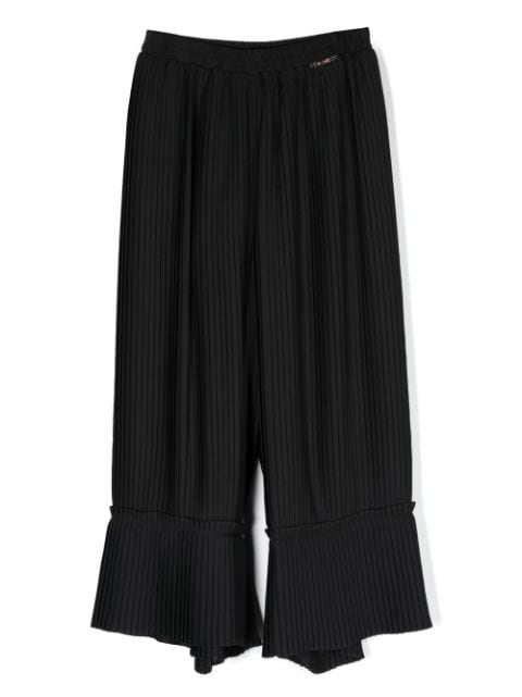 TWINSET Kids - pleated wide-leg trousers