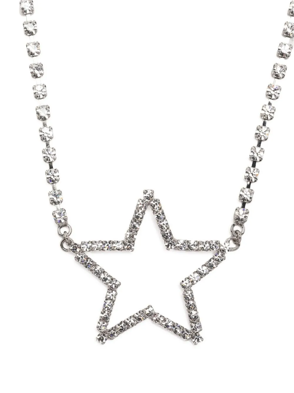 

Alessandra Rich crystal-embellished star necklace - Silver