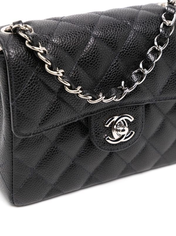 CHANEL Pre-Owned 2003 CC diamond-quilted Mini Bowling Bag - Farfetch