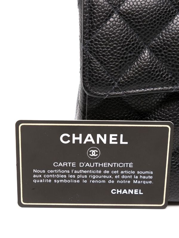 Chanel Pre-owned Women's Leather Cardholder - Black - One Size