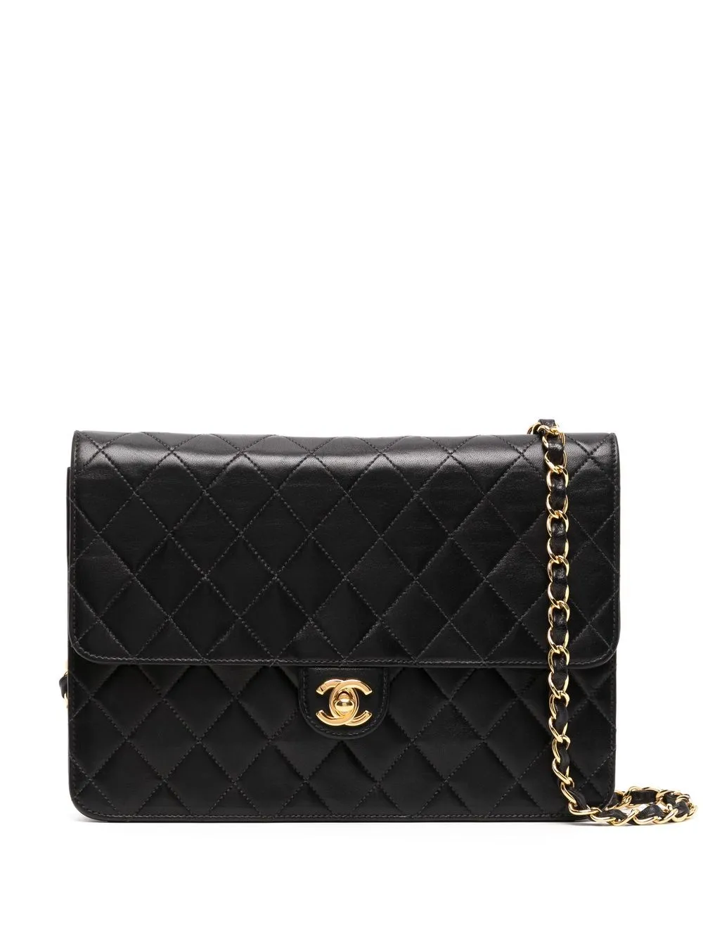 

CHANEL Pre-Owned 2003 medium Flap shoulder bag - Black