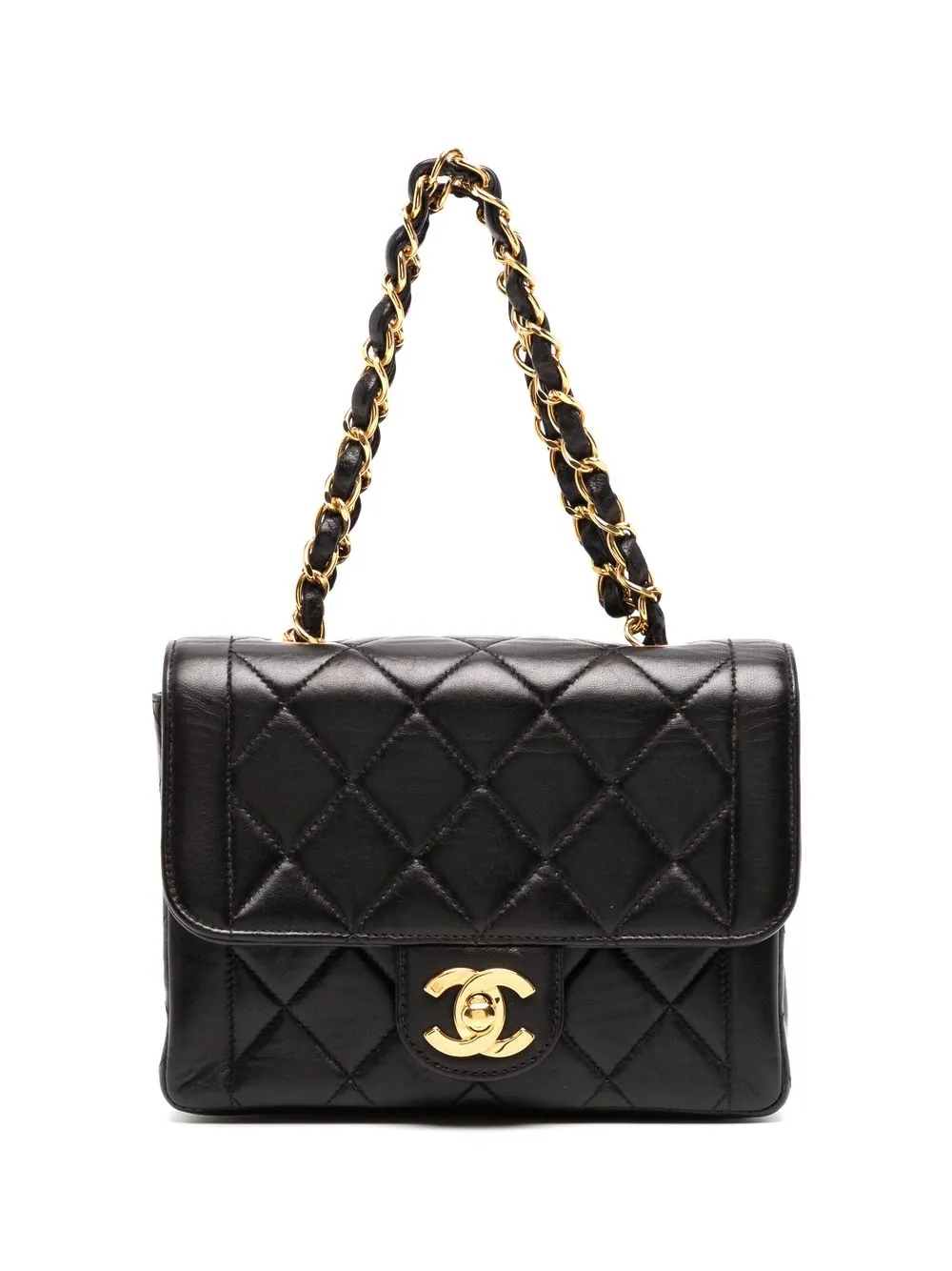 

CHANEL Pre-Owned 1995 diamond-quilted bag - Black