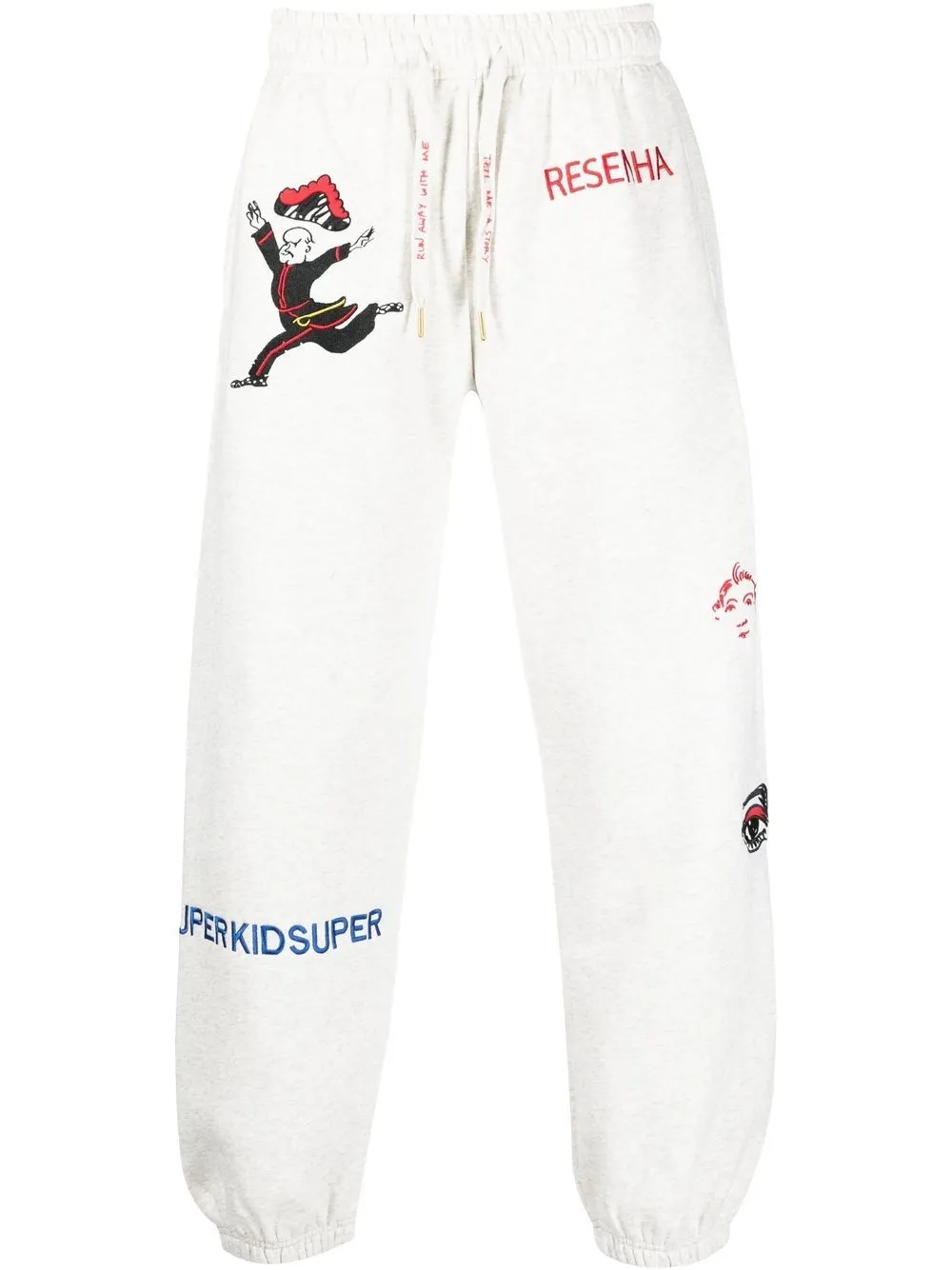 Kidsuper Super Cotton Track Pants In Grey | ModeSens