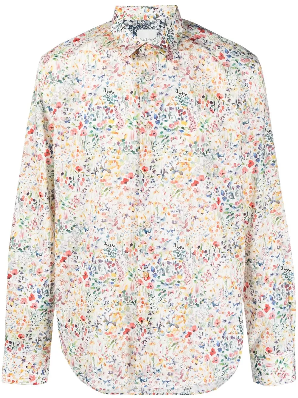 

Paul Smith floral-print long-sleeve shirt - White
