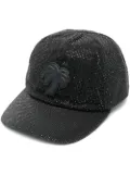 Palm Angels Big Palm embroidered baseball cap - Black