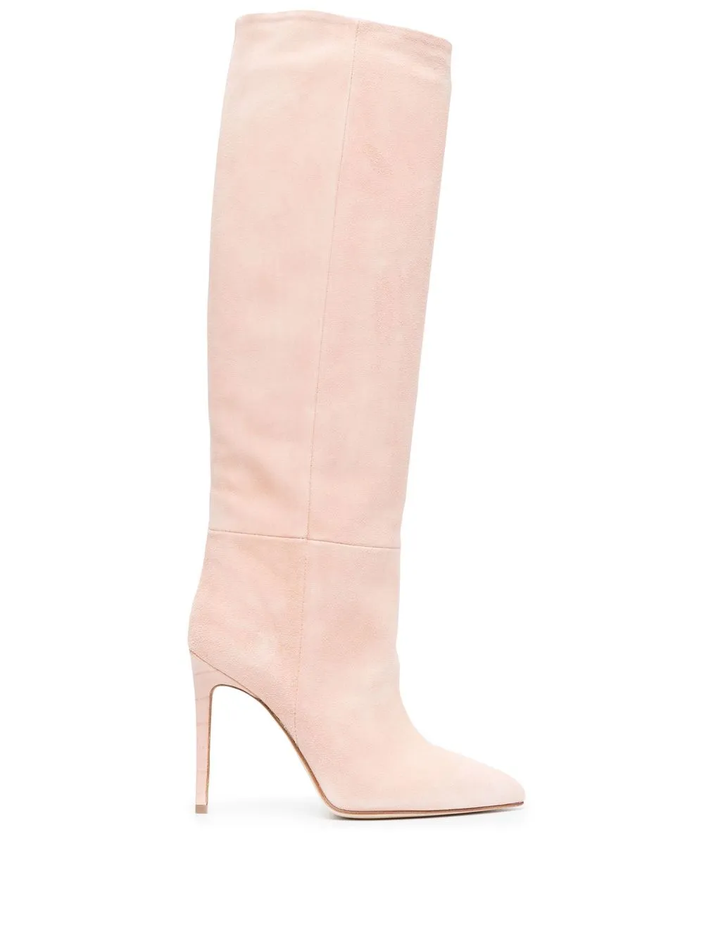 

Paris Texas knee-length 110mm suede boots - Pink