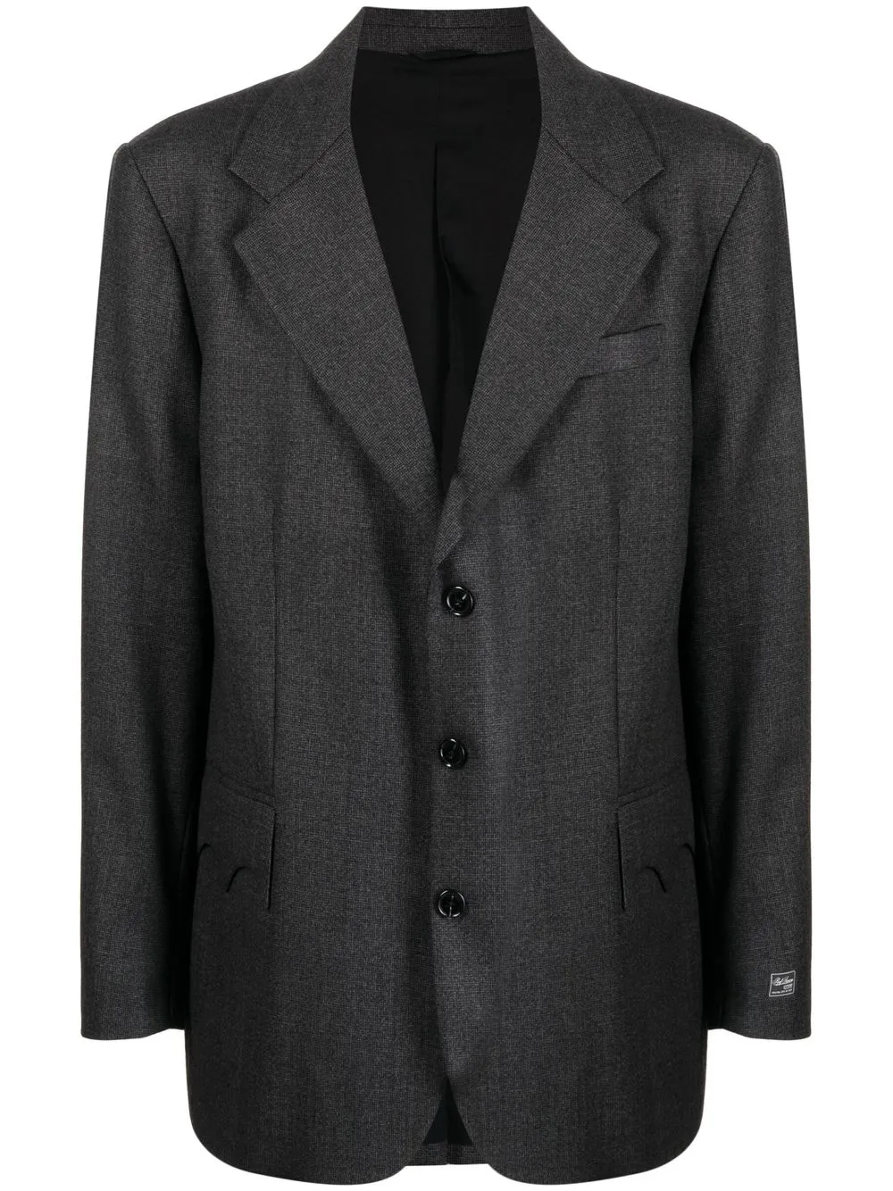 

Raf Simons single-breasted wool blazer - Black