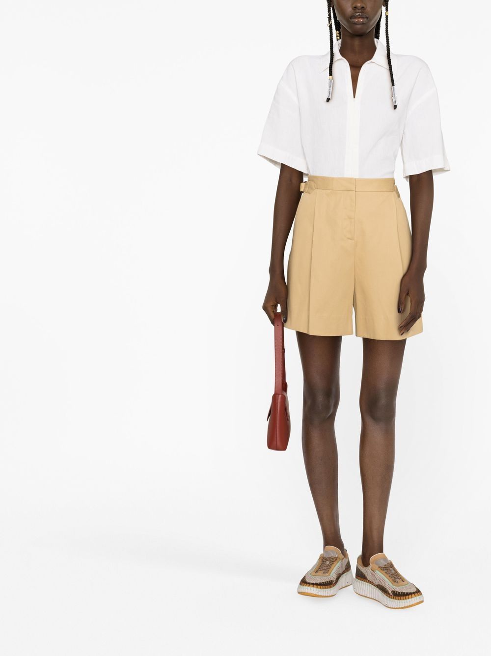 See by Chloé Shorts met gesp - Beige