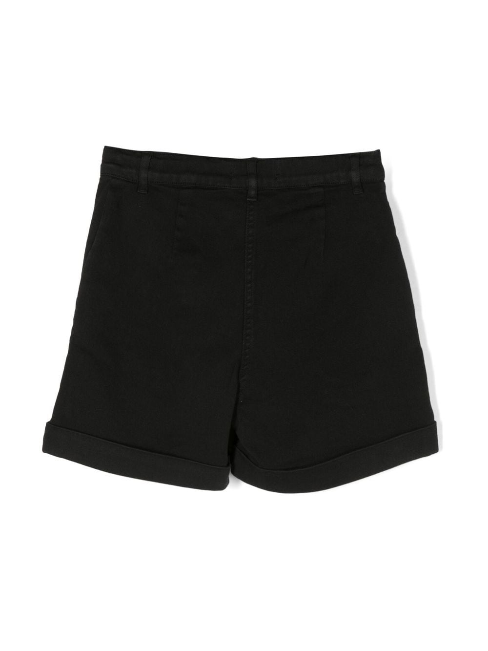 Balmain Kids Shorts met knopen - Zwart