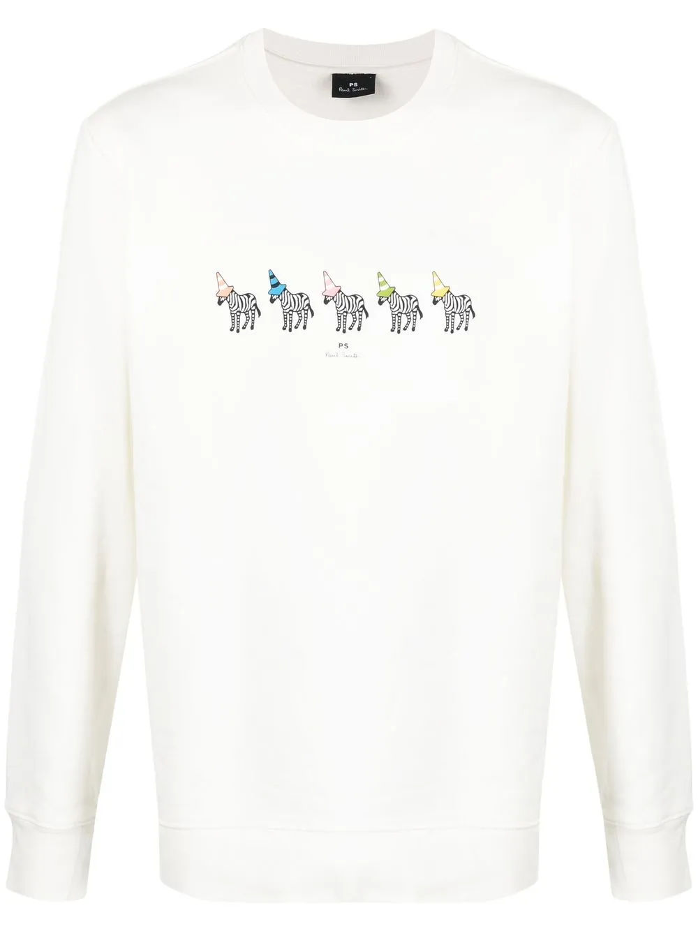 

PS Paul Smith sudadera con estampado gráfico - Blanco