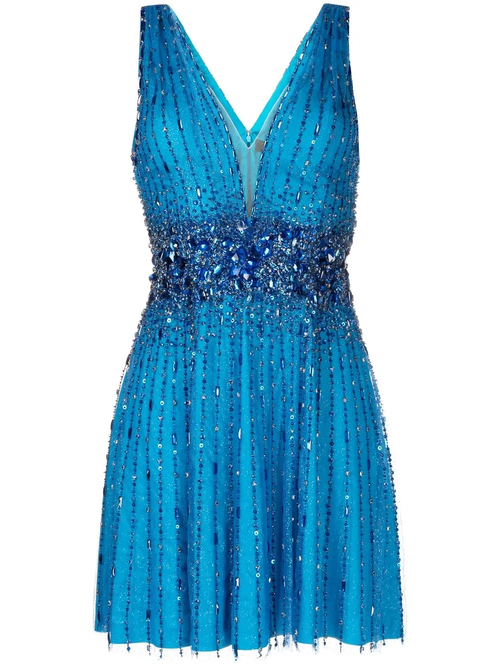 

Jenny Packham Sissy sequin-embellished minidress - Blue