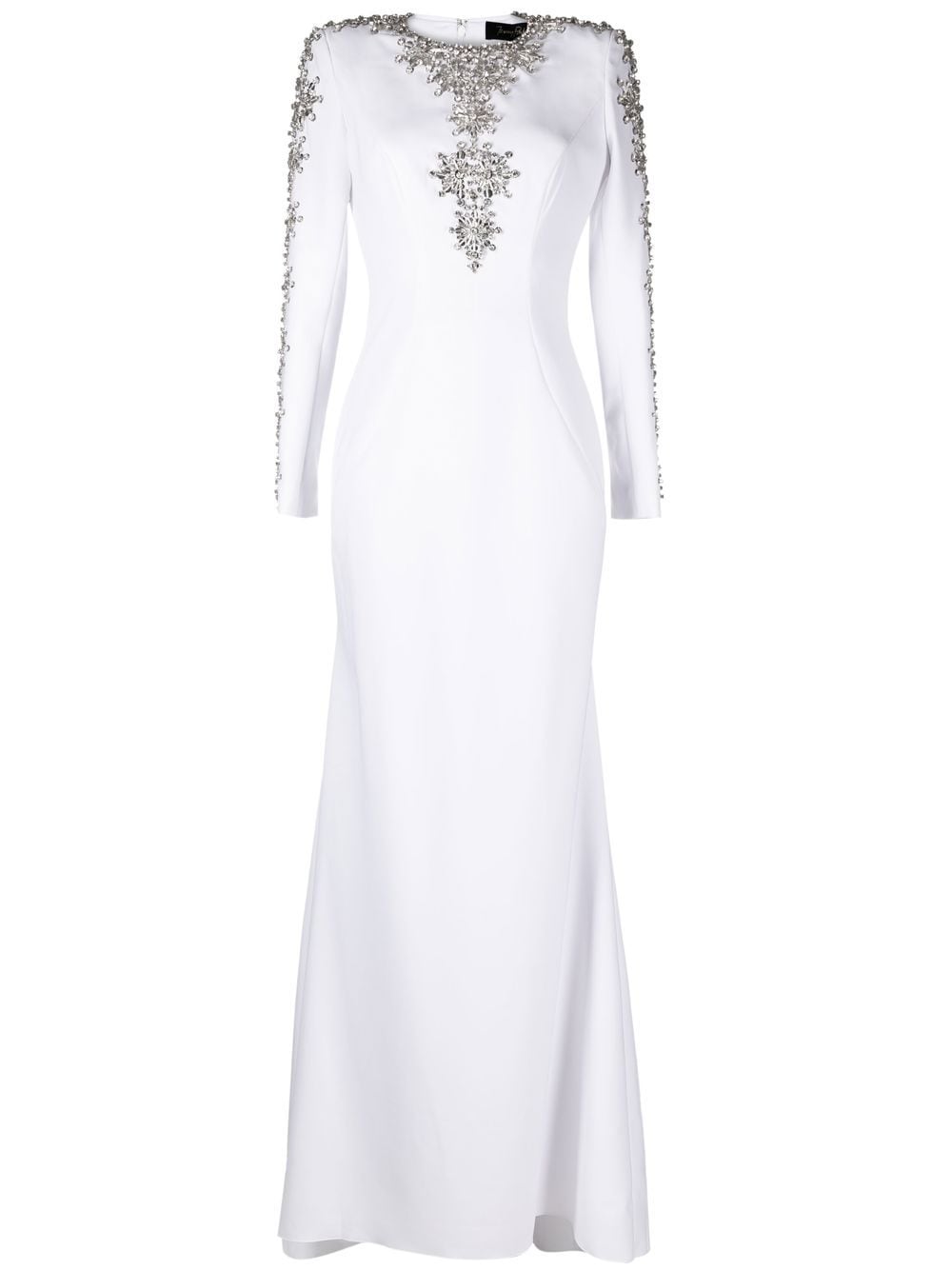 Jenny Packham Esther Crystal-embellished Gown In White