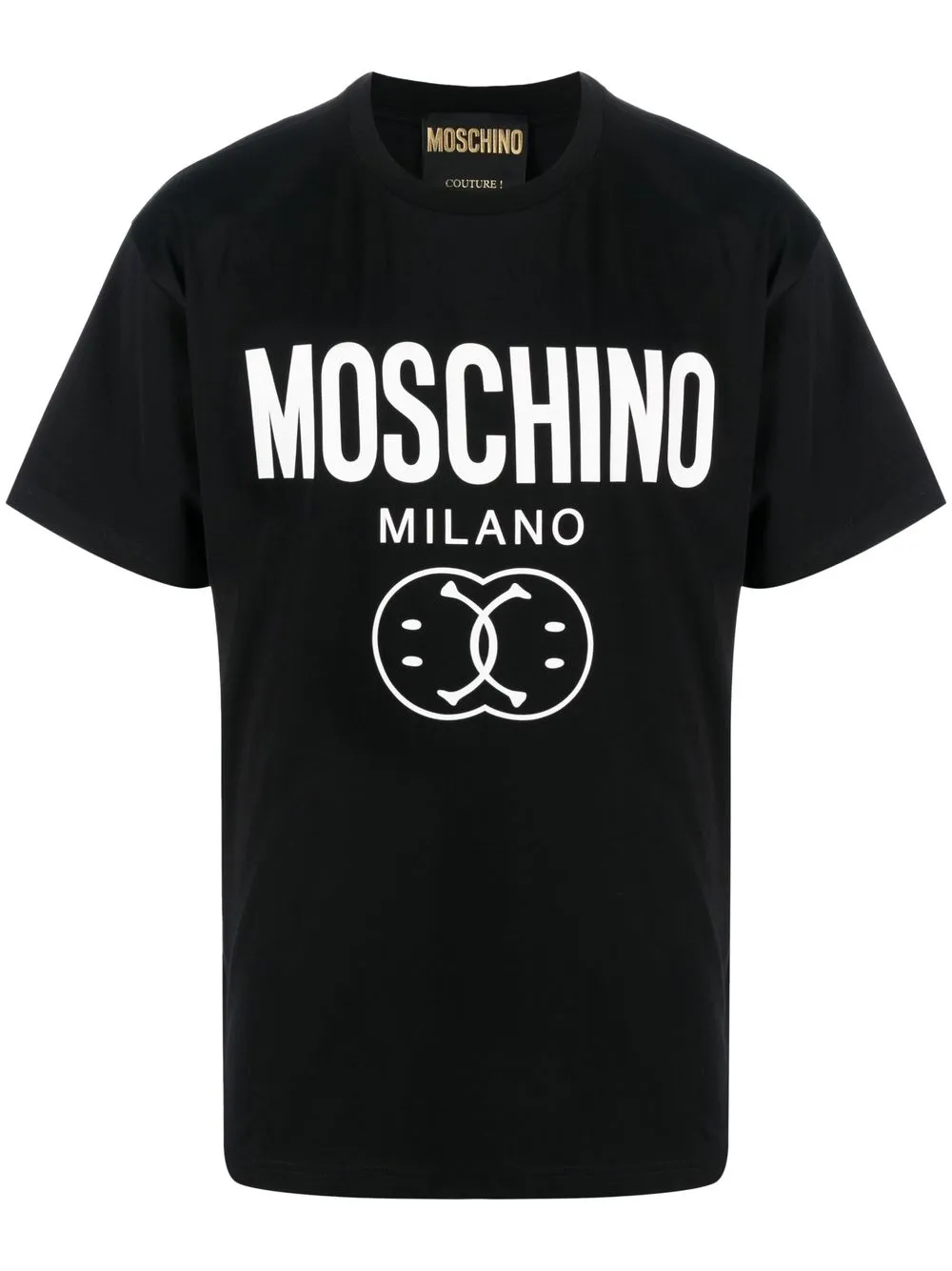 Image 1 of Moschino cotton logo-print T-shirt