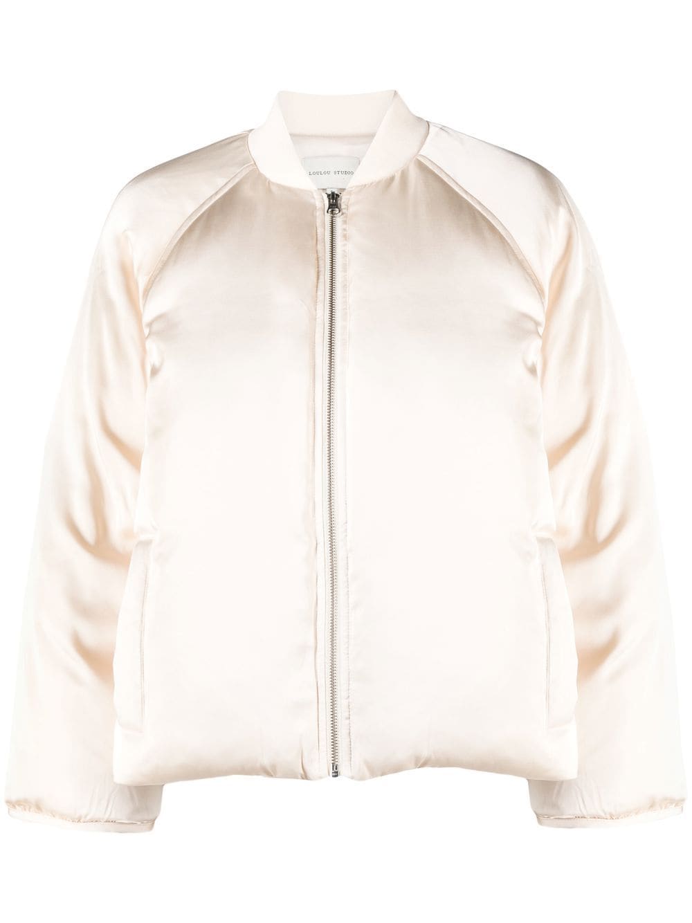 Loulou Studio Dion Padded Bomber Jacket In Neutrals | ModeSens